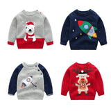 Kid Baby Boy Girl Autumn Winter Christmas Warm Knit Sweaters