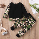 Baby Boy Toddler Outfits Camouflage Print 2 Pcs Sets