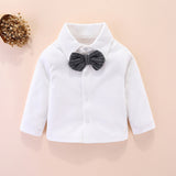 Kid Baby Boy Tuxedo Spring Cotton Suit 3 Pcs Sets