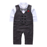 Baby Boy Bowtie Long-sleeve Gentleman 3 Pcs Sets 6-24 Months