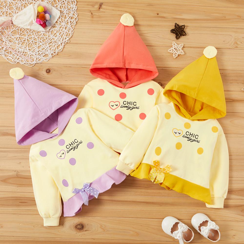 Baby Girl Polka Dot Cute Sweatshirt