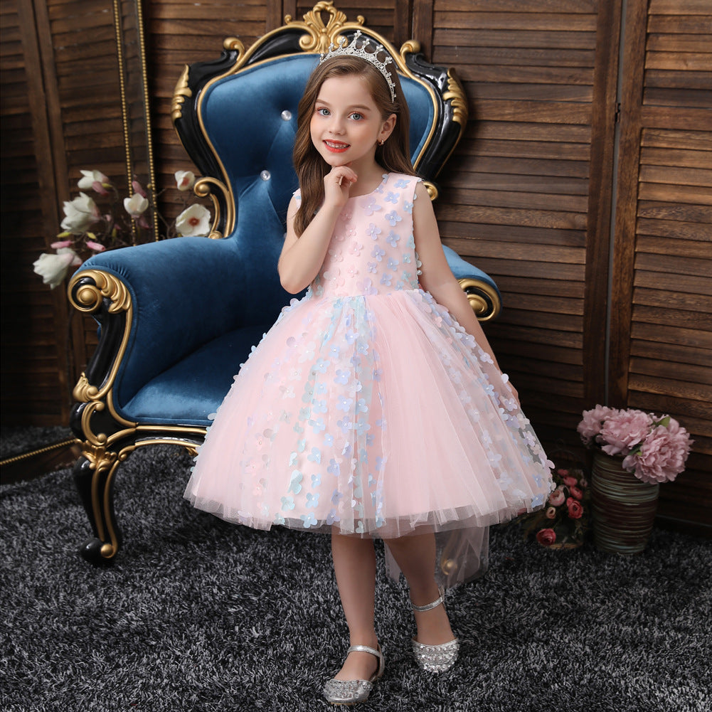 Kid Baby Girls Dress Petal Sweet Princess Vestidos Tutu Dresses