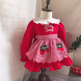 Baby Girls Lolita Strawberry Spanish Baptism Dresses