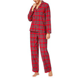 Family Matching Outfit Lattice Christmas Pajamas Sets 2 Pcs