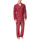 Family Matching Outfit Lattice Christmas Pajamas Sets 2 Pcs