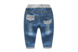 Kids Boys Trousers Jeans Spring Autumn Fashion Denim Pants 2-6 Years