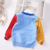 Kid Boys Autumn Winter Cartoon Sweater