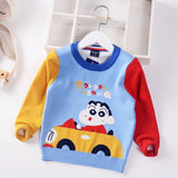 Kid Boys Autumn Winter Cartoon Sweater