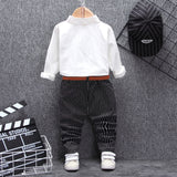 Baby Boy Set Tops Pant with Belt Suit For Birthday Wedding Costume