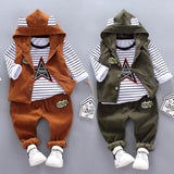 Kid Baby Boys Set Outfis Star Toddler Long Sleeve Sets 2 Pcs