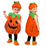 6M-10T Kid Baby Boy Halloween Cute Pumpkin Festival Rompers
