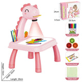Kid LED Drawing Board Painting Table Desk Educational Learning