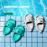 Kid Baby Slippers Cartoon Shark Summer Baby Soft Sole Anti-Slip Shoes