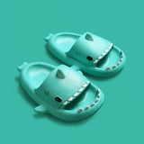 Kid Baby Slippers Cartoon Shark Summer Baby Soft Sole Anti-Slip Shoes