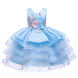 Kid Baby Girls Princess Multi-layer Mesh Tutu Birthday Dance Dresses