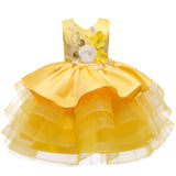 Kid Baby Girls Princess Multi-layer Mesh Tutu Birthday Dance Dresses