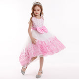 Kid Baby Girl Evening Ceremony Princess Flower Mesh Lace Dresses