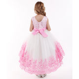 Kid Baby Girl Evening Ceremony Princess Flower Mesh Lace Dresses