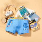 Kid Boy Underwear Shorts Soft Cotton Pattern 4 Pack/Lot