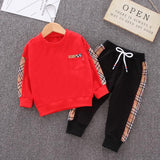 Boy Clothing Leisure Suit Autumn Outfit 2 Pcs 1-5 Years