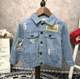 Kids Boy Girl Leisure Denim Casual Suits 3 Pcs Set