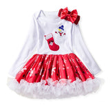 Baby Girl Clothes New Year Christmas Costume Dress 0-24 Months