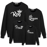 Christmas Family Look Mother And Daughter King Queen Hoodie