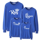 Christmas Family Look Mother And Daughter King Queen Hoodie