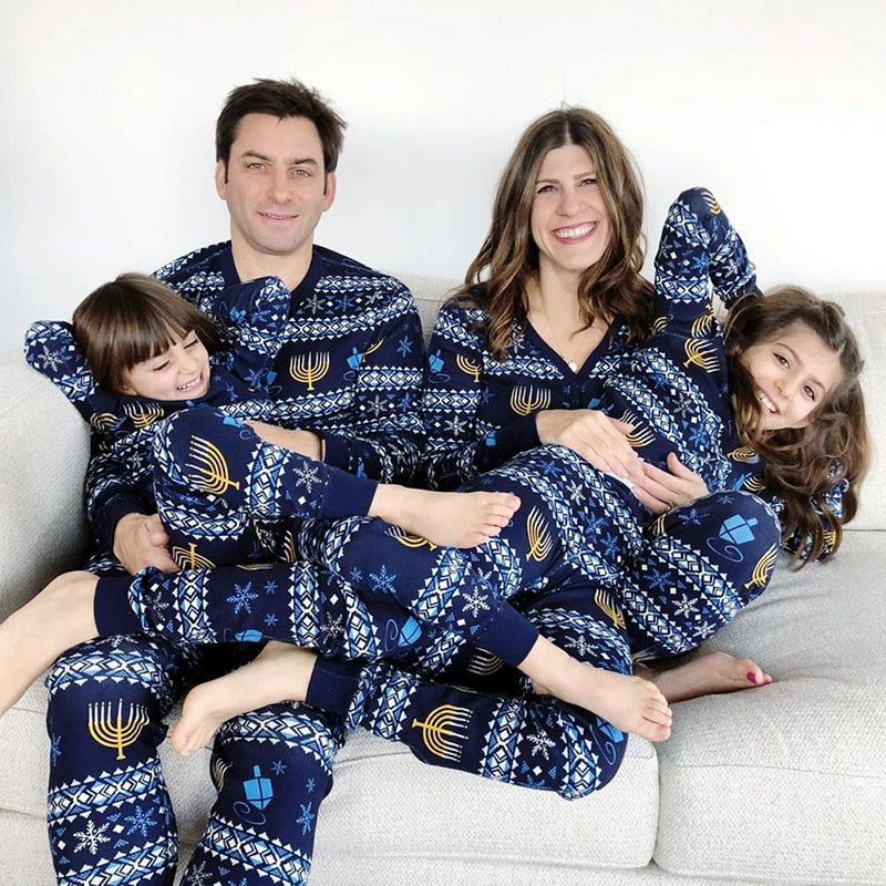 Christmas Family Matching Set Printed Homewear Pajamas