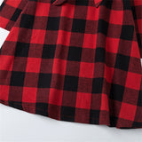 Christmas Plaid Mother Daughter Family Matching Dresses