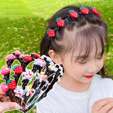 Kid Baby Cute Flower Strawberry Clip Headband Hair Accessories