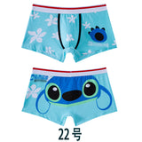 Kid Boy Cartoon Bear Shorts Cotton Breathable Funny Underwear 2 Pieces/lot