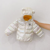 Cartoon Hooded Jacket For Boys and Girls Winter Coats