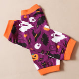 0-12M Baby Girls Halloween Letter Printed Sets 4 Pcs