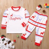 Family Matching Christmas Pajamas Adult Kids Baby Cotton Sleepwear