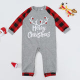 Family Christmas Matching Pajamas Kids Parents Nightwear Outfits
