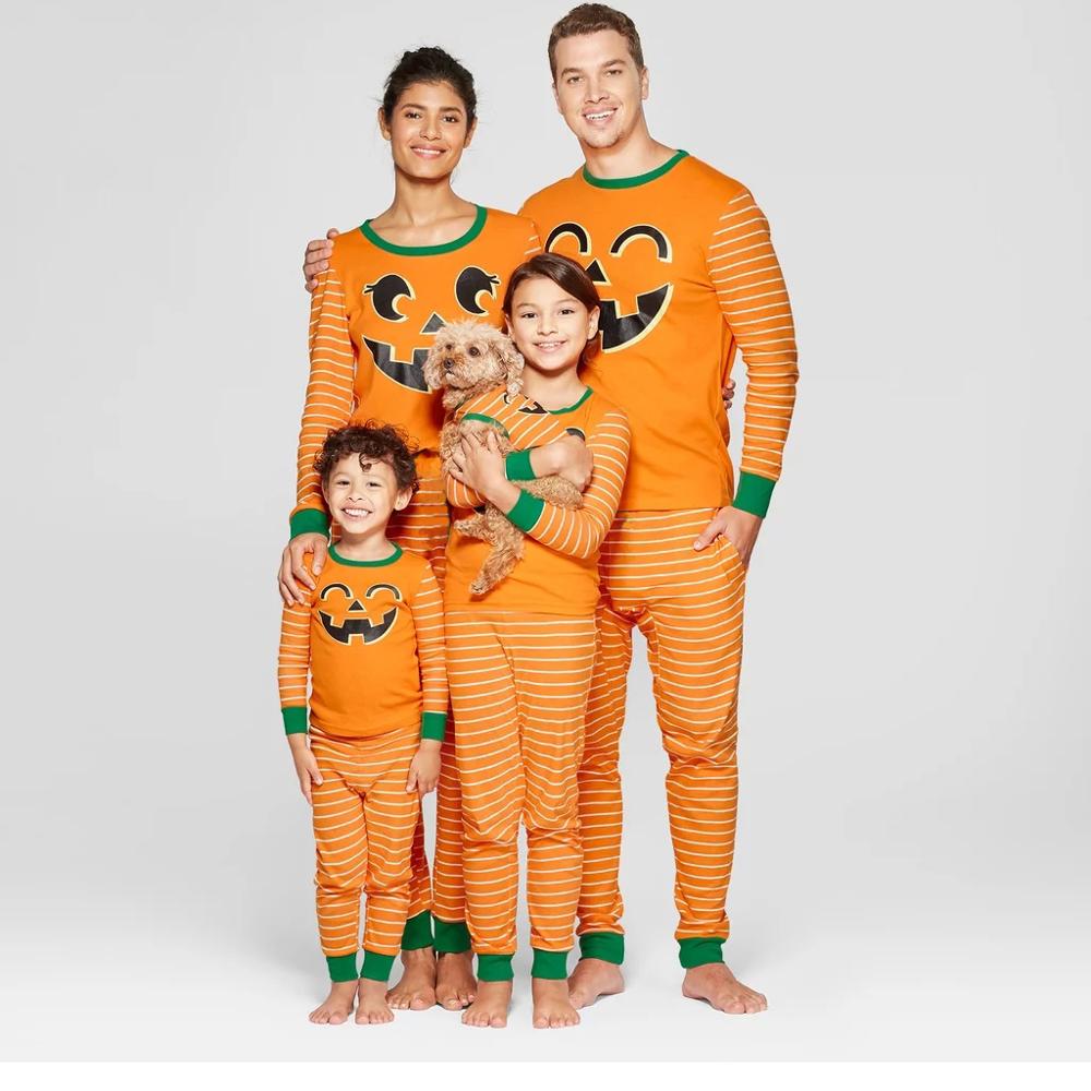 Family Matching Halloween Pajamas Sets Mother Father Daughter Son Sleepwear