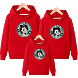 Family Matching Spring Autumn Pullover Hoodie Tops