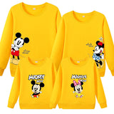 Family Matching  Mickey Minnie Sweatshirts Pullover