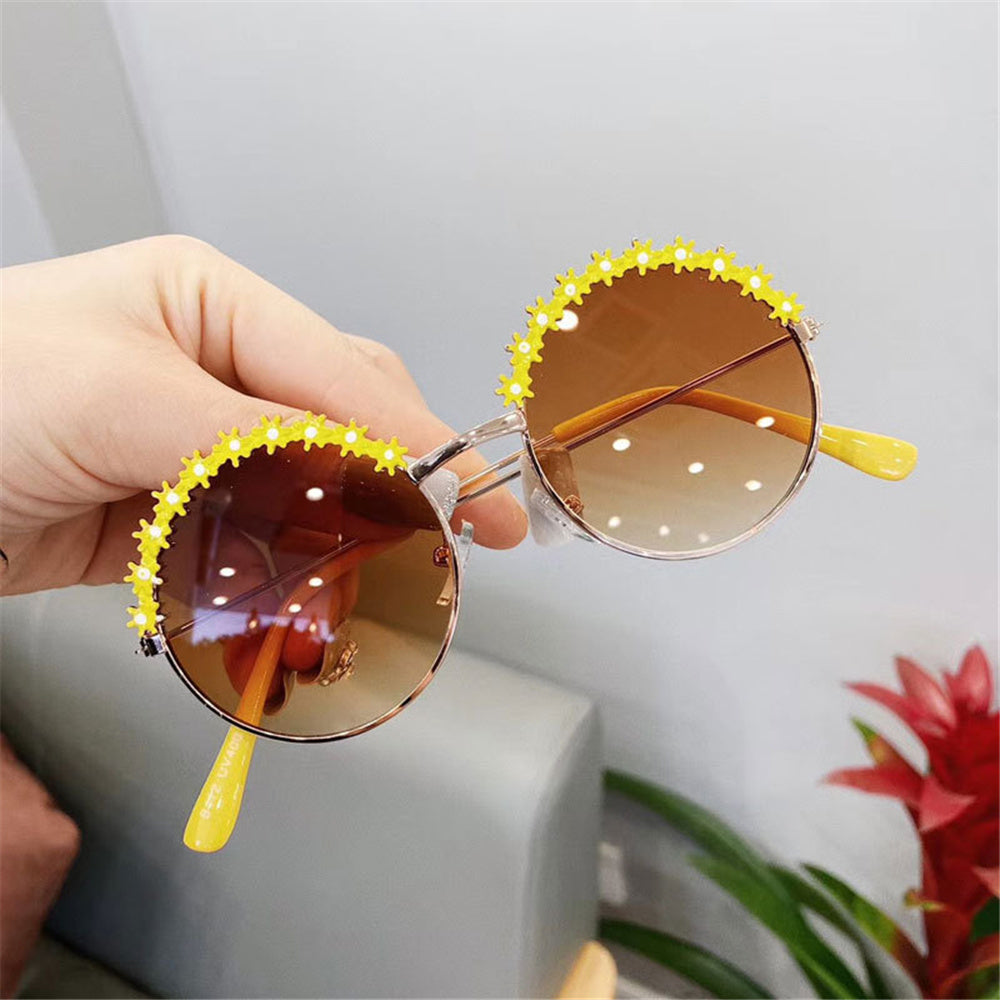 Kids Sunglasses Polarized Metal Frame UV400 Summer Beach Eyeglasses