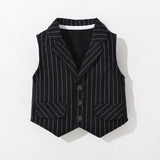 Newborn Baby Boys Formal Suit 4 Pcs Sets With Cap