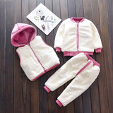 Baby Boy Girl Sport Suit Autumn Winter 3 Pcs Sets