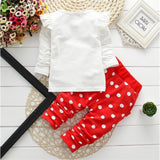 Baby Girls Sets Valentine Cute Dot Set 2 Pcs