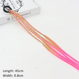 Girls Cute Cartoon Bow Butterfly Colorful Braid Headband Hair Accessories