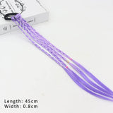 Girls Cute Cartoon Bow Butterfly Colorful Braid Headband Hair Accessories