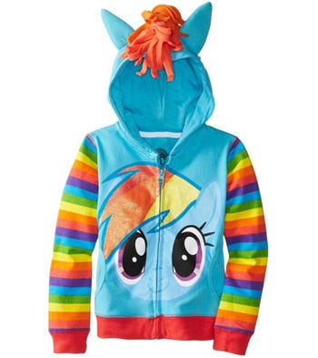 Kids Girls Spring Casual Pony Coats