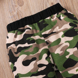 Baby Boy Toddler Outfits Camouflage Print 2 Pcs Sets