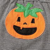 0-18M Baby Halloween Letter Pumpkin Print Bowknot 3 Pcs Set