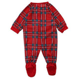 Family Matching Outfit Lattice Christmas Pajamas Sets 2 Pcs