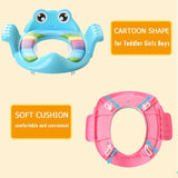 Baby Potty Circle Training Seat Toilet Circle  Ladder Infant Toilet Training Seat 3 Colors - honeylives